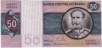 () Банкнота Бразилия 1970 год 50  ""   UNC